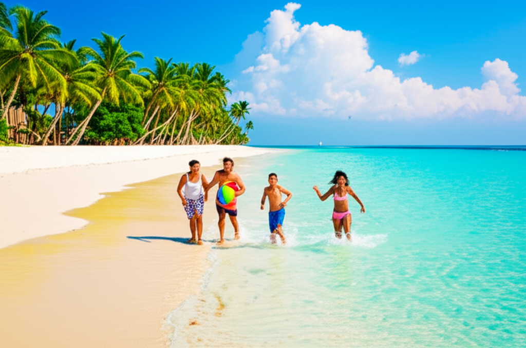 Beach family